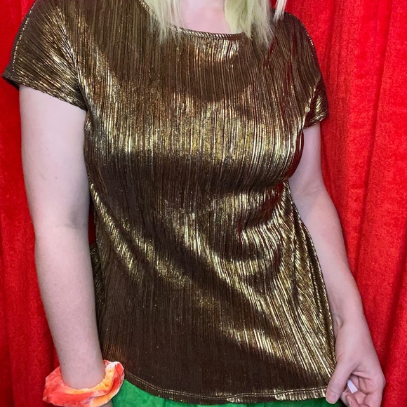 ⭐️Vintage gold top⭐️ - Picture 1 of 8